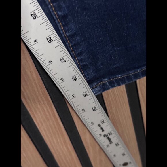 Abercrombie & Fitch Jeans 30 x 32 Mens Blue Dark Wash Straight Stretch Denim - Picture 5 of 9